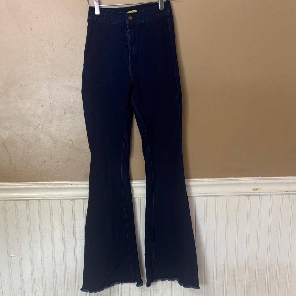 Daisy Women's Flare Jeans - Deep Blue